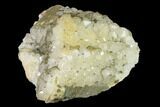 Quartz Crystal Cluster with Chalcopyrite - Morocco #137138-2